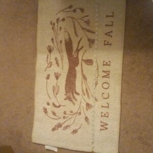 Threshold fox welcome mat
